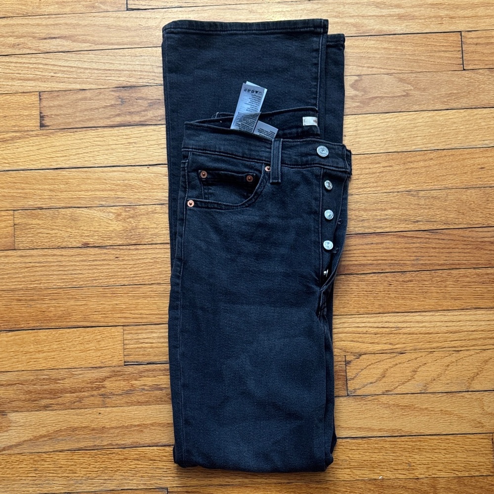 Levi's Women's rib cage Black Boot Cut Jeans